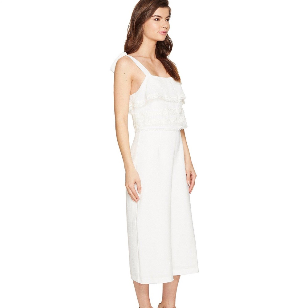 NWT Adelyn Rae Joanne Woven Culotte Jumpsuit
